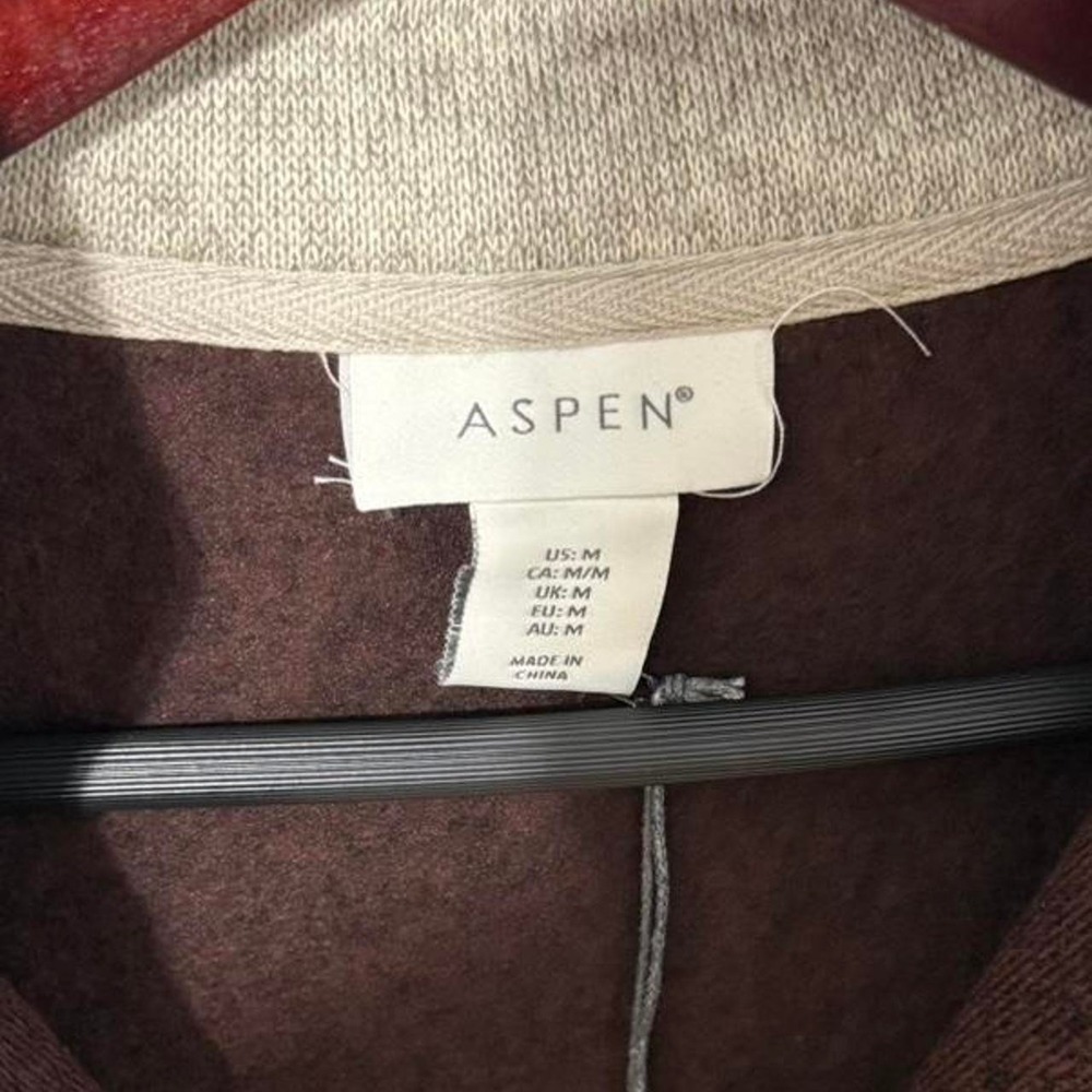 Brown Aspen quarter zip sweater - Picture 2 of 2